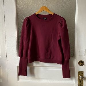 Who What Wear puff sleeved sweatshirt